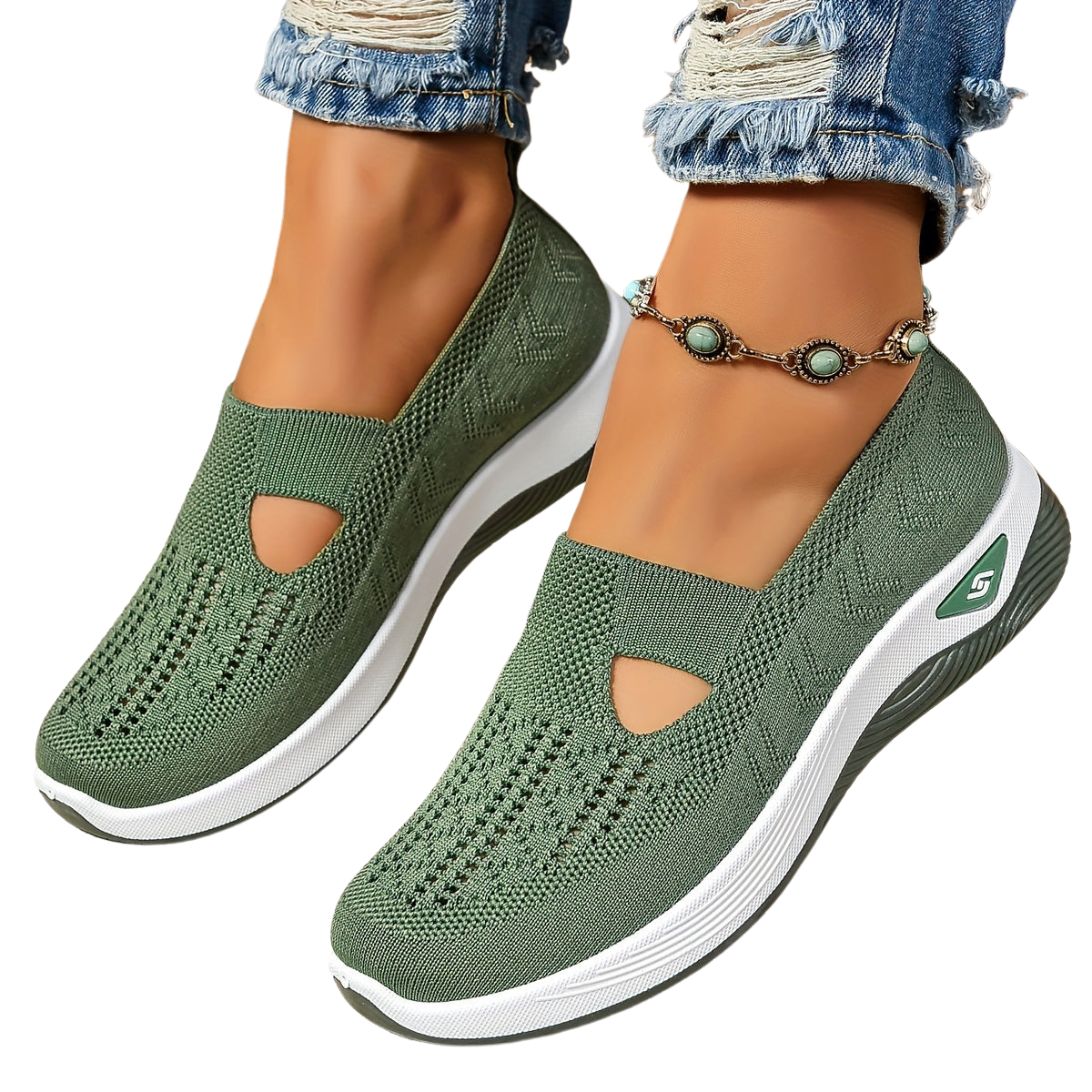 Lässige, atmungsaktive Slip-on-Sneakers