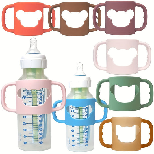 SnuggleGrip Silikon Babyflaschen-Griffe – Weich & Flexibel