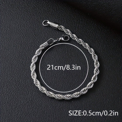UrbanSteel Armbandenset – Cool und Trendy für Herren