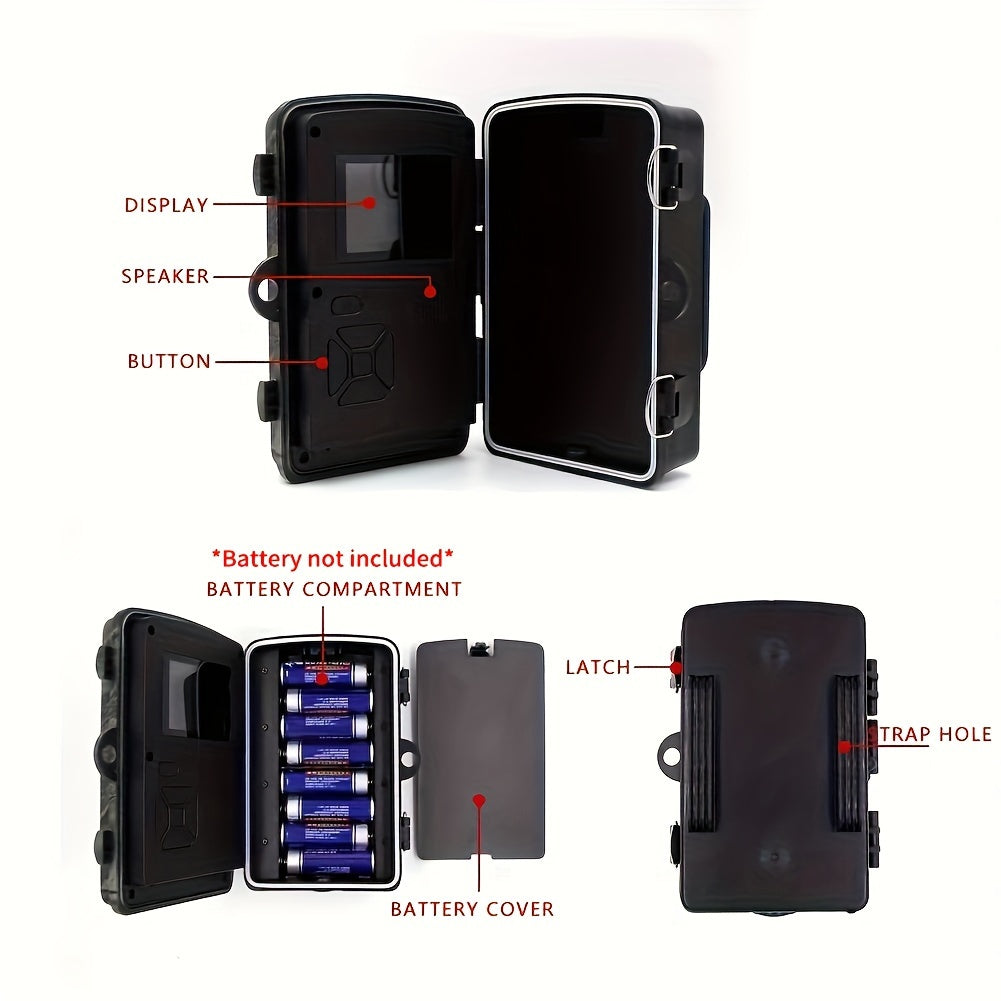 TrailGuard HD Wildkamera – Robust, Wetterfest und Mit Nachtsicht