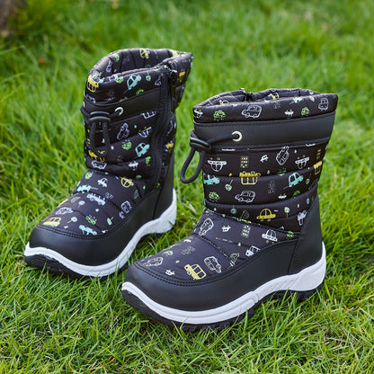 Spielerische Abenteurer Schneestiefel für Kinder – Warm und sicher für draußen