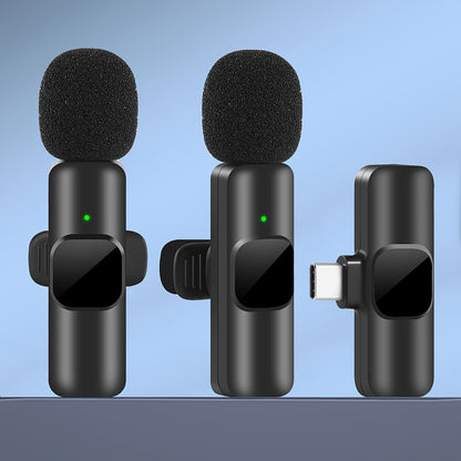 Professionelles drahtloses Lavalier-Mikrofon - Perfekt für Videoaufnahmen und Live-Streaming
