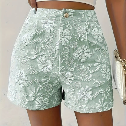 Elegante Jacquard-Shorts für Damen – Lässig und Modisch