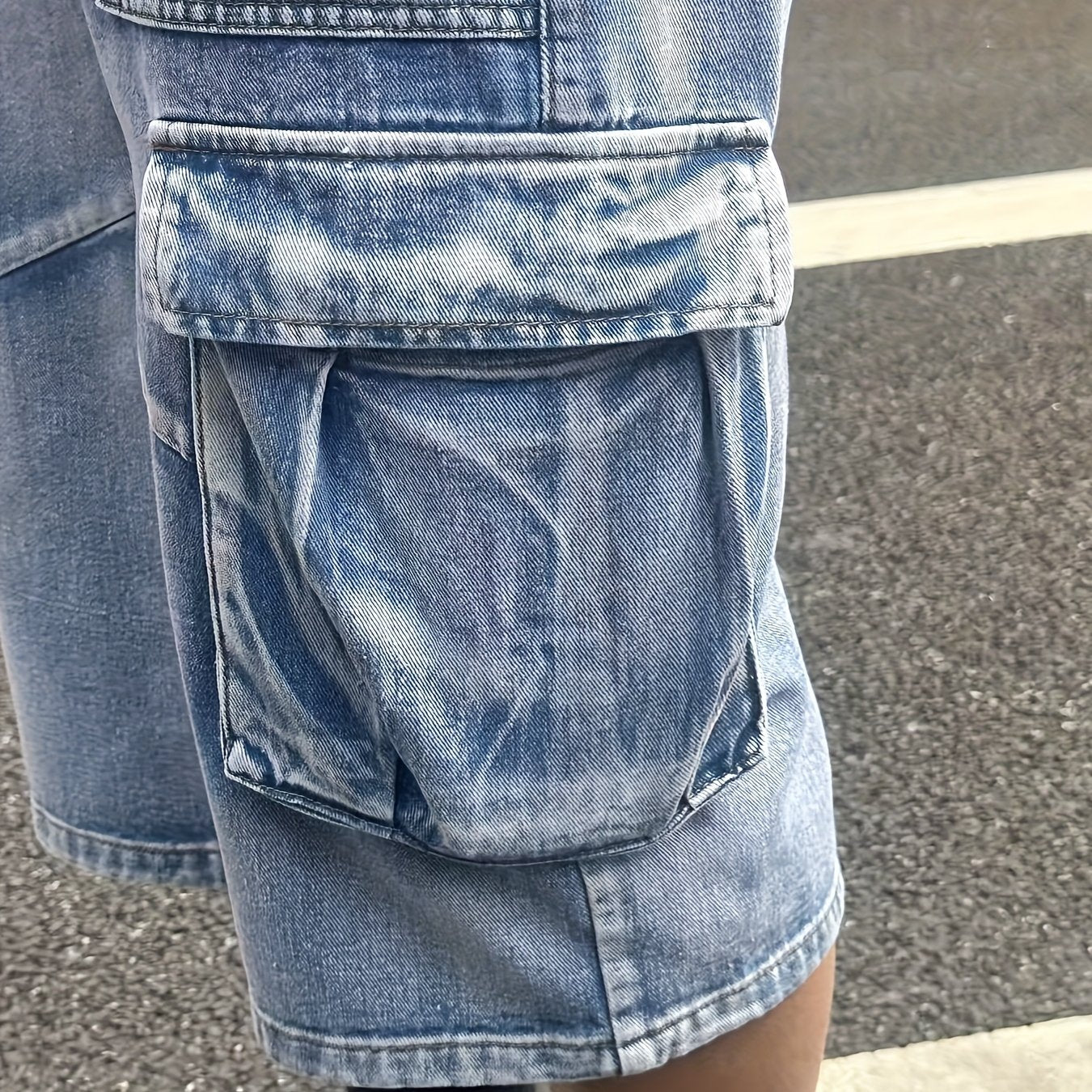 Lässige Herren Shorts Denim Cargo – Robust und Praktisch für den Alltag