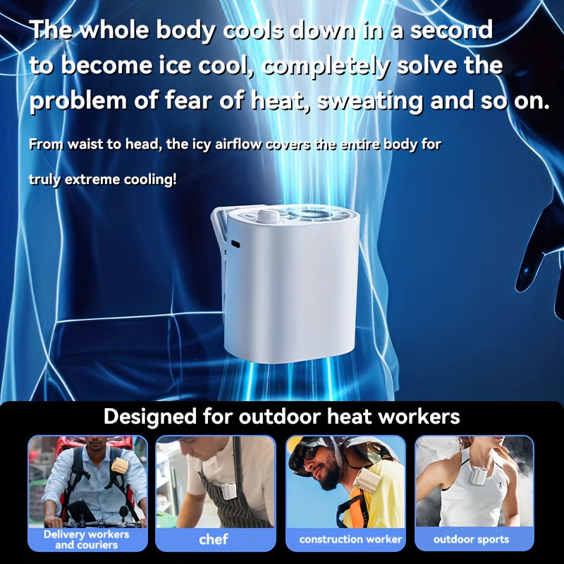BreezeClip Mini Ventilator – Leistungsstarke Kühlung, Überall und Immer
