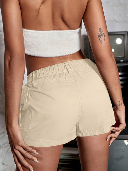 Lässige Cargo-Shorts mit Elastischem Bund – Bequem und Funktional
