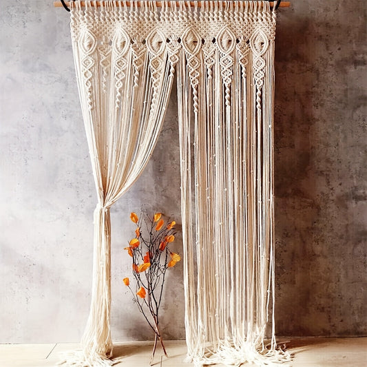 Boho Makramee Vorhang – Dekorativ und Praktisch als Trennvorhang
