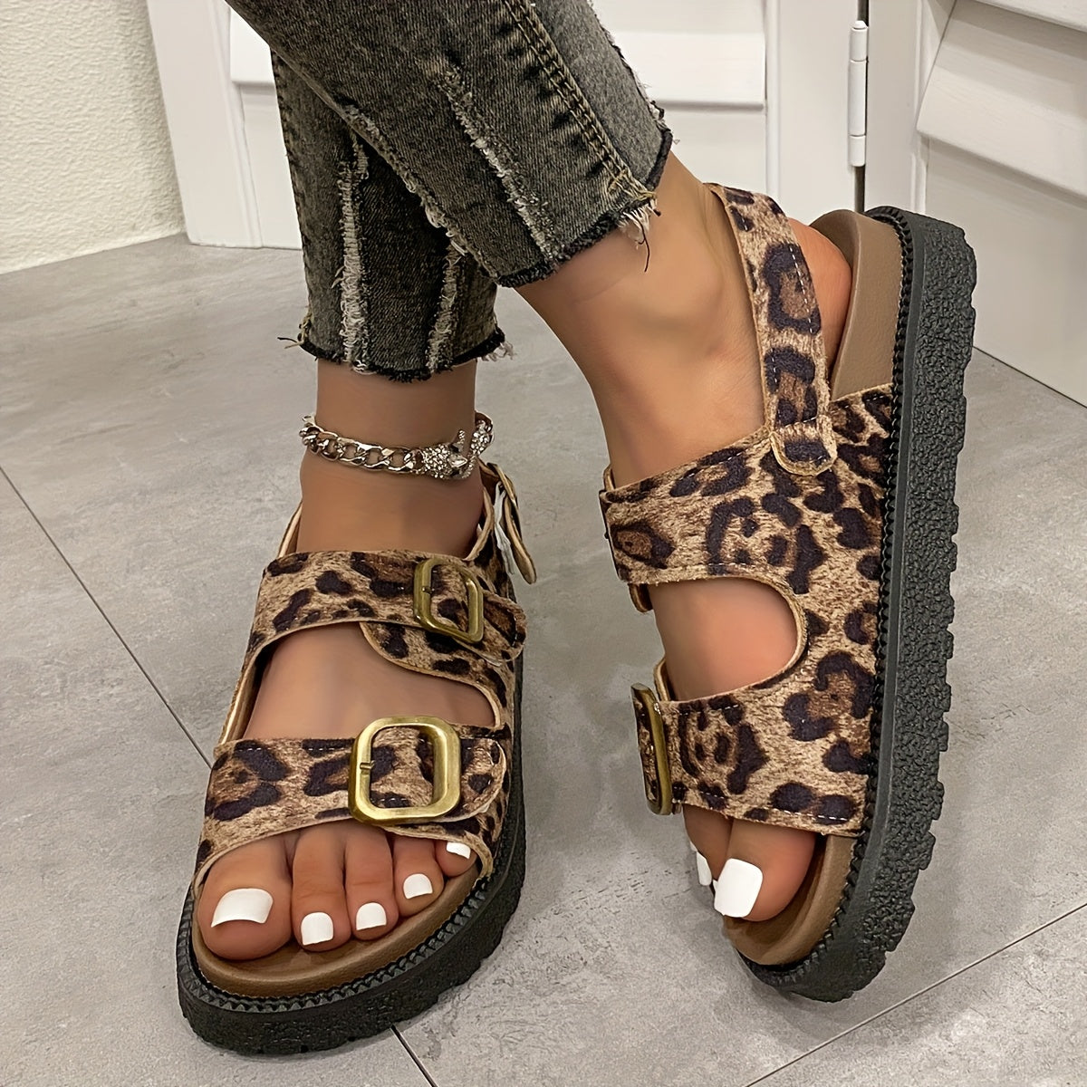 Trendige Damen Plattform Sandalen – Stilvoll und Komfortabel