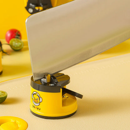 SharpFix – Messerschärfer mit Vakuumhalterung