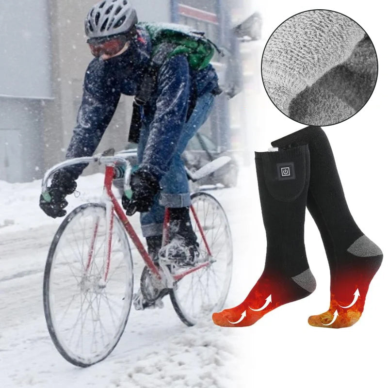 ThermoGlow Aufladbare Heizsocken – Warm und Bequem