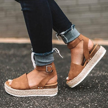 Damen Plattform Espadrille Sandalen – Stilvolles und bequemes Sommer-Schuhwerk