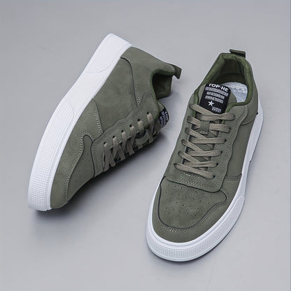 Herren Sneaker mit niedrigem Schaft – Bequem und langlebig mit weißer PVC-Sohle