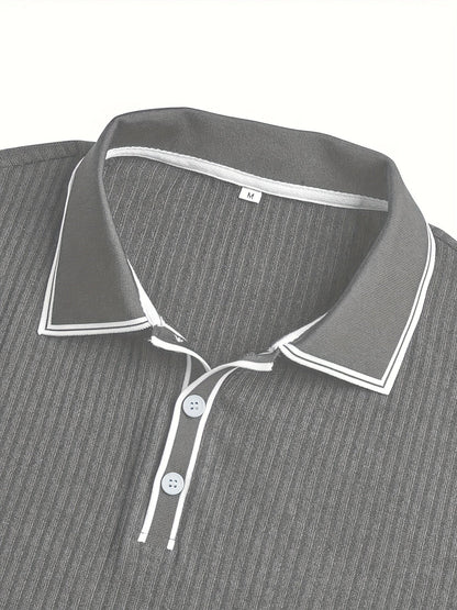 Herren Polo-Shirt mit kurzen Ärmeln – Bequem und stilvoll für den Sommer