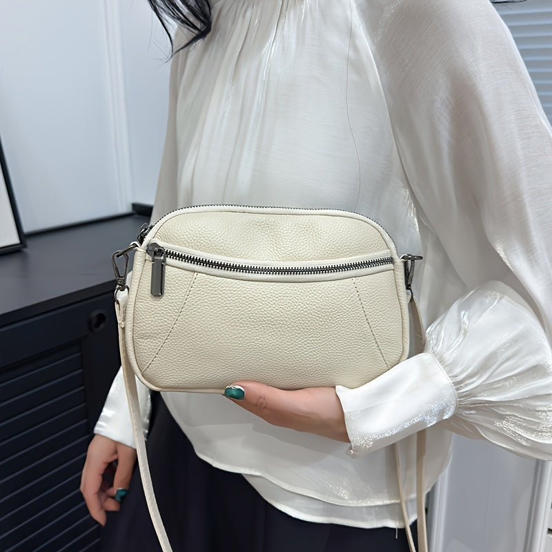 Klassisch Schicke Leder Crossbody – Zeitlos und Funktional