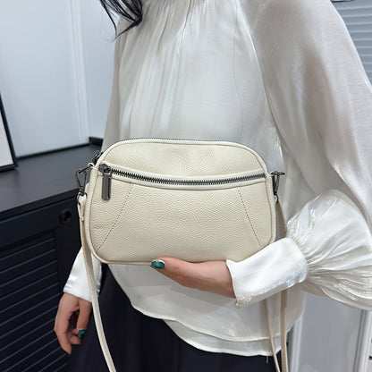 Klassisch Schicke Leder Crossbody – Zeitlos und Funktional