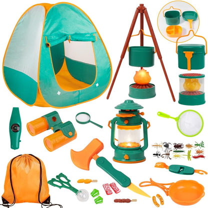 AbenteuerCamp - Komplettes Camping-Set für kreative Spielstunden