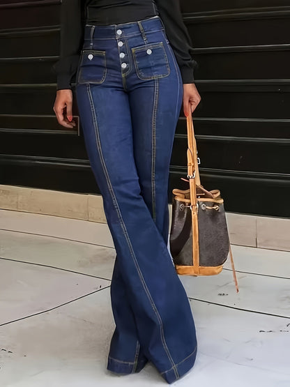 Isabelle Vintage Schlagjeans - Hoch in der Taille für die perfekte Passform