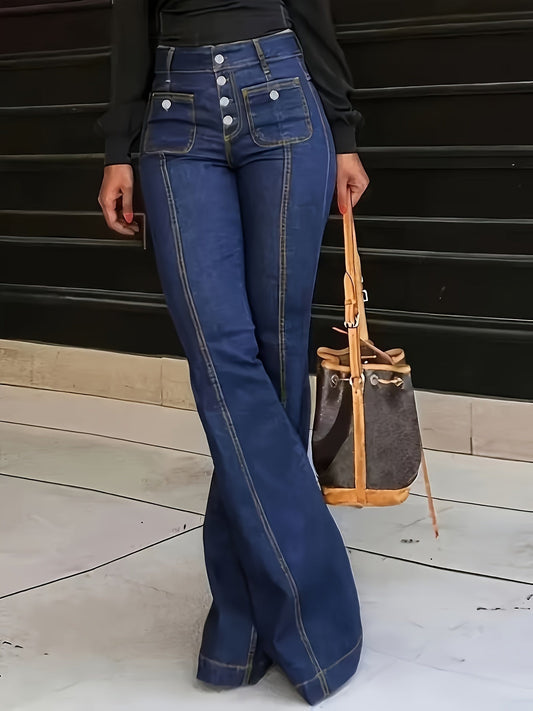 Isabelle Vintage Schlagjeans - Hoch in der Taille für die perfekte Passform