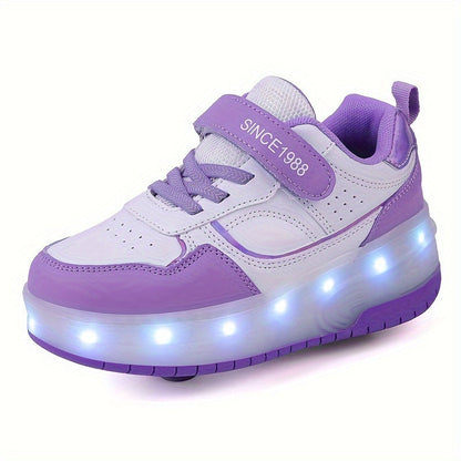 FlashRider Leuchtende Rollschuh-Sneakers – Für Kinder mit Lichterspektakel