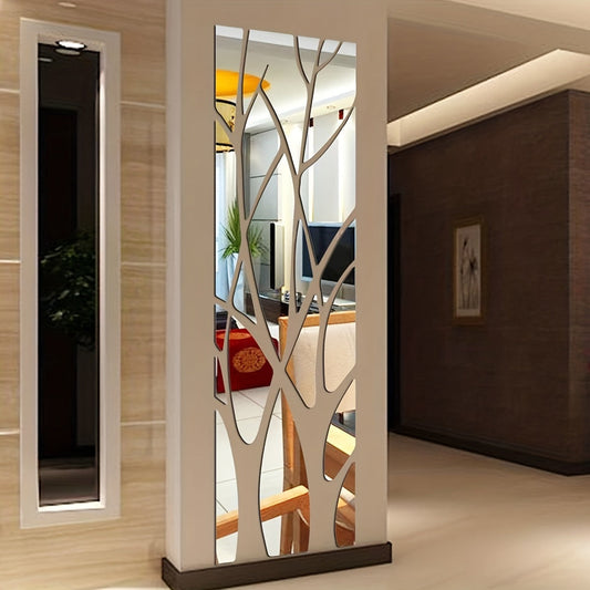 NatureLine 3D Acryl Wanddekoration – Einzigartiges Zweigdesign für Wohnzimmer und Flur