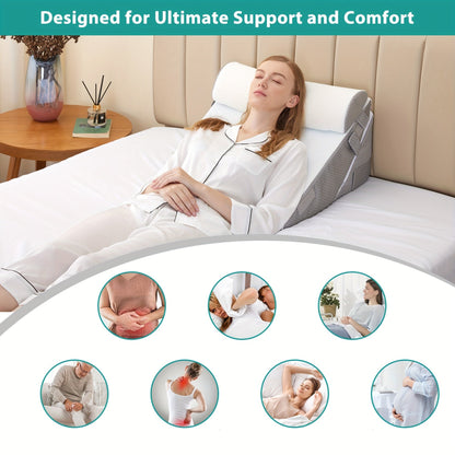 RelaxPlus Verstellbares Bett-Winkelkissen – Komfort und Unterstützung bei der Genesung