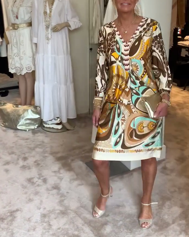 Vintage Vibe Kleid – Elegant und bequem für jede Gelegenheit