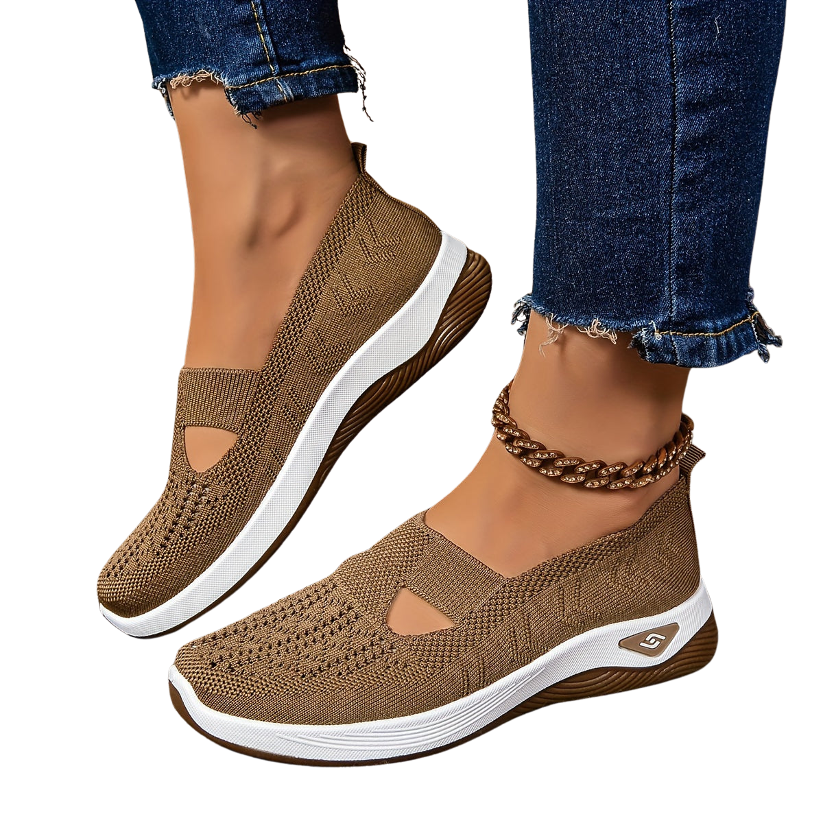 Lässige, atmungsaktive Slip-on-Sneakers