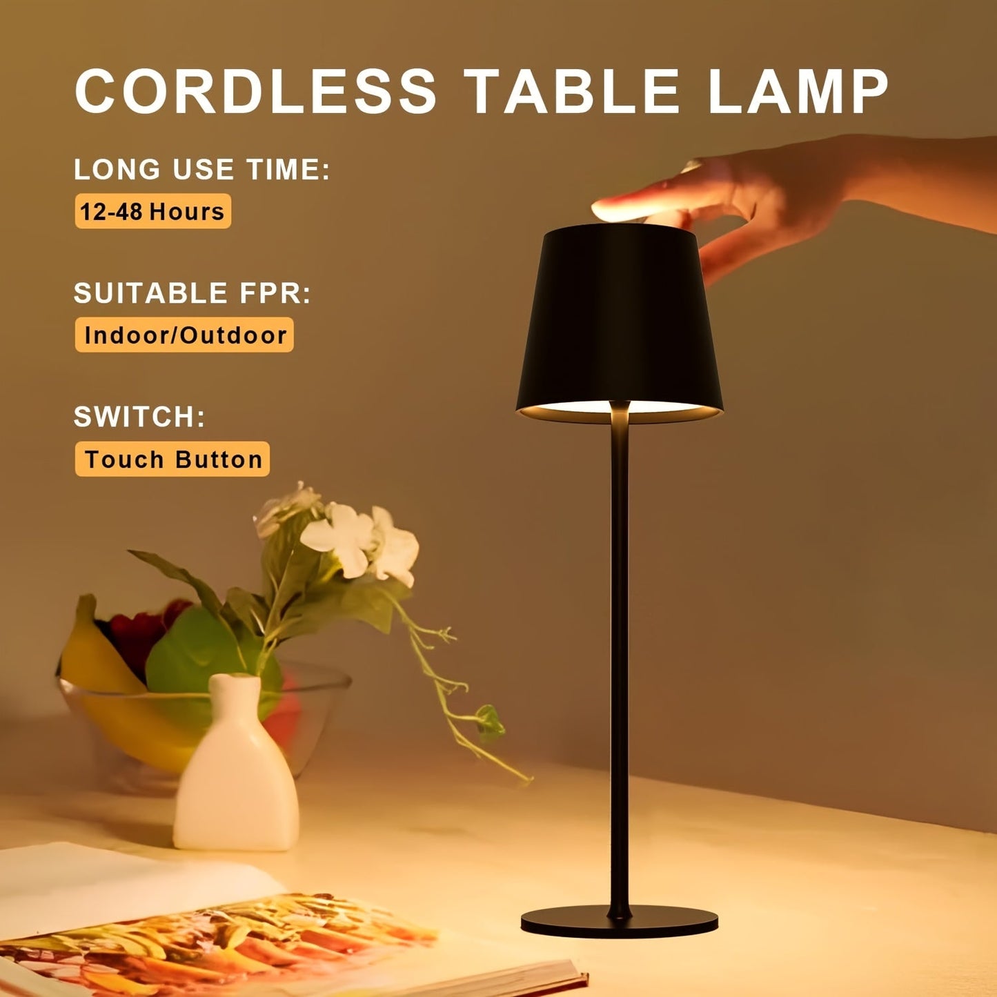 Stilvolle Drahtlose Tischlampe – Modern und Praktisch