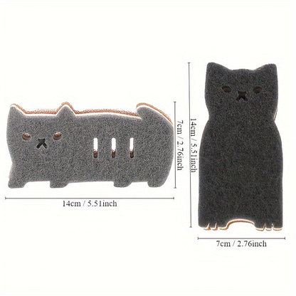 Purrfect Clean Katzen-Sponzenset – Nachhaltig, Niedlich und Superfunktional