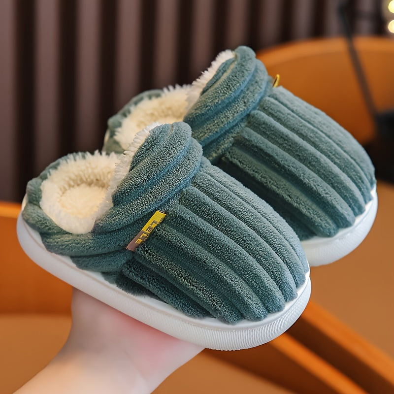 Weiche Plüschslipper für Kinder – Für Wärme und Komfort zu Hause