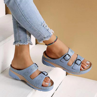 Bequeme Sommerschuhe – Verstellbar und Rutschfest