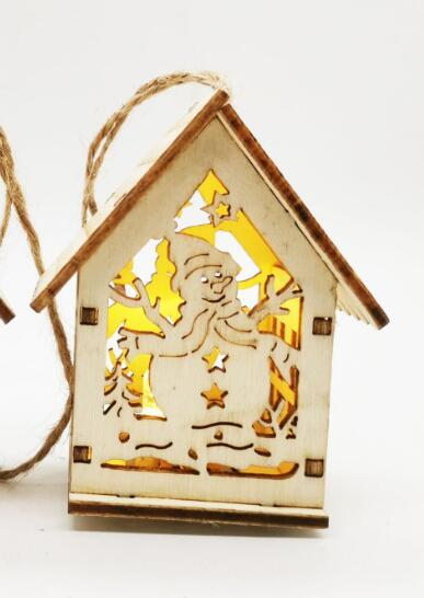 Holz-Weihnachtsdekorations-Set – Magisch und Stimmungsvoll