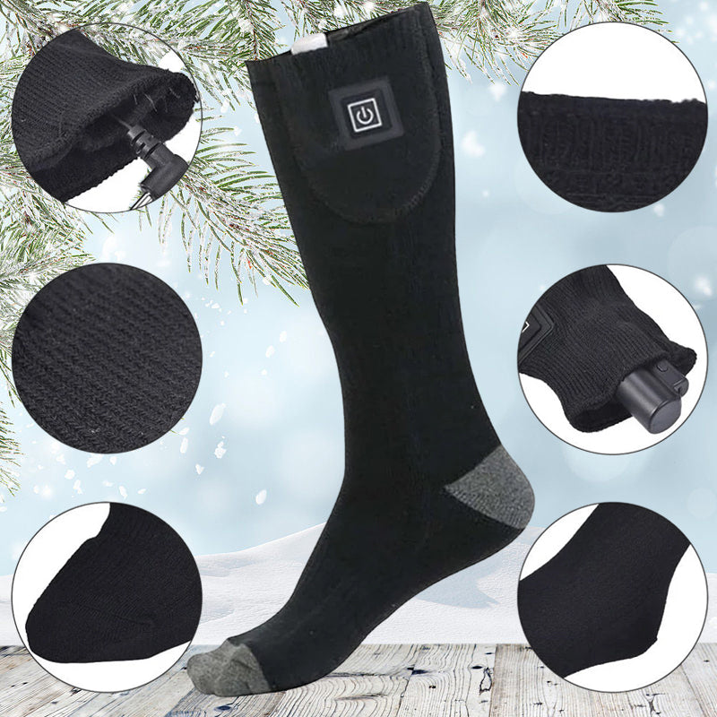 ThermoGlow Aufladbare Heizsocken – Warm und Bequem