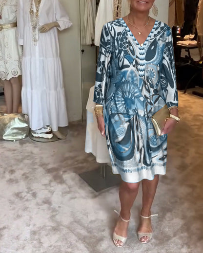Vintage Vibe Kleid – Elegant und bequem für jede Gelegenheit