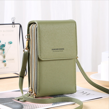 Touchscreen-Handtasche mit Geldbörse-Funktion – Kompakte Crossbody für den täglichen Gebrauch