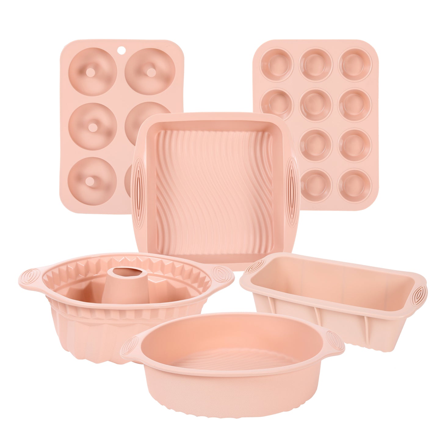 Komplettes Silikon-Backformen-Set – Flexibel, Langlebig und Einfach zu Benutzen