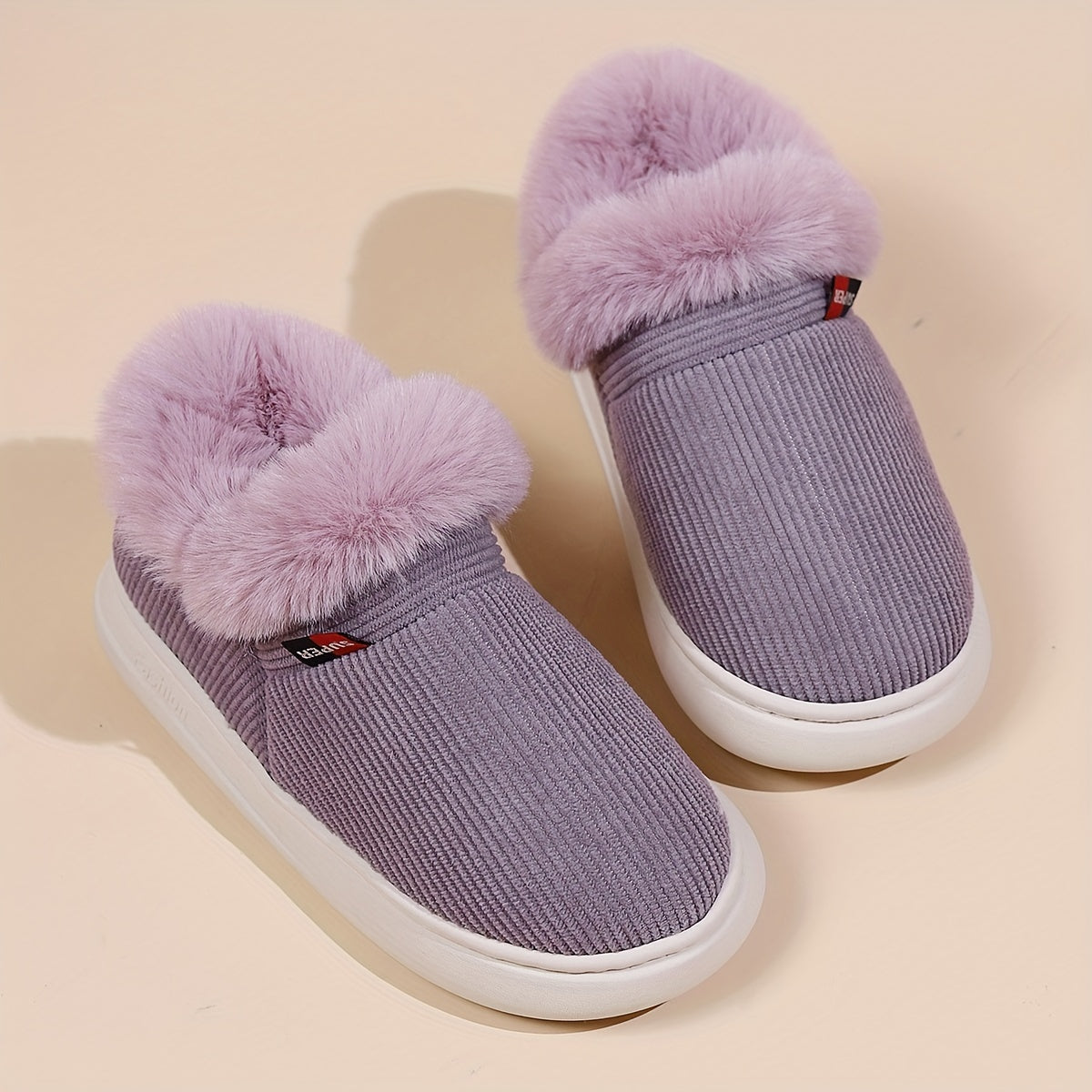 Liza Fluffy Hausschuh – Wärme und Komfort für Damen