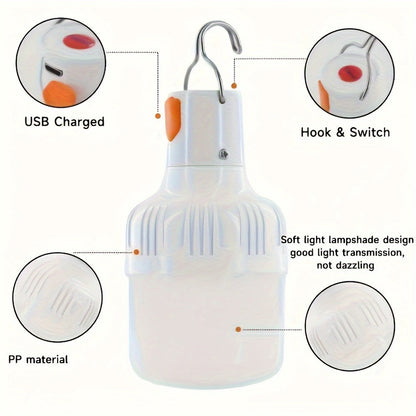 Lichtkracht Pro Campinglampe – Dimmbar und USB-aufladbar