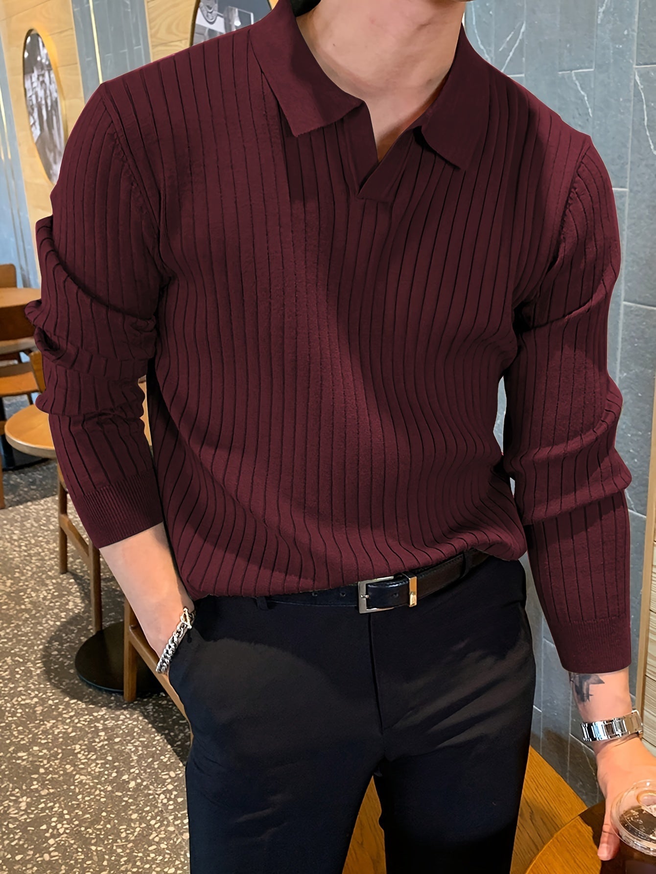 Ruben Ripp-Polo Pullover – Für stilvolle Herbst- und Wintertage