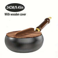 24cm mit Holzdeckel
