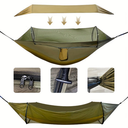 CampEase 3-in-1 Hängematte – Schutz und Komfort für Outdoor-Abenteuer