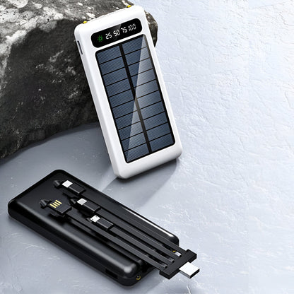 Hochleistungs-Solar-Powerbank mit 20.000mAh – Schnelles und Dual-Laden