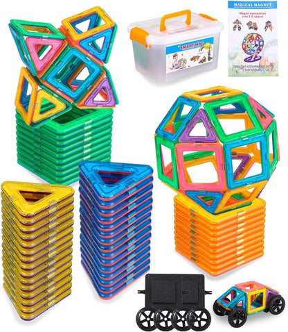 Magnetische Bausteine für Kinder - Kreatives Bau-Set