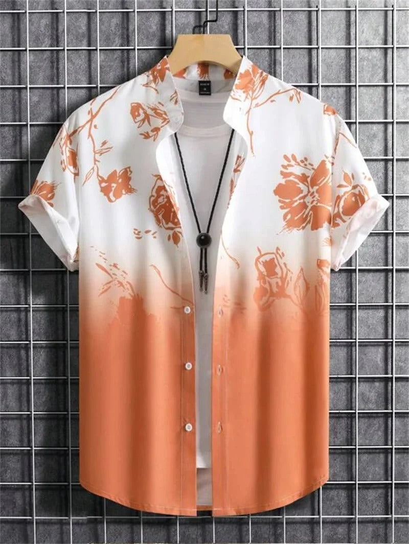 TropicWave Palmprint Hemd – Frisch und Stilvoll für Herren
