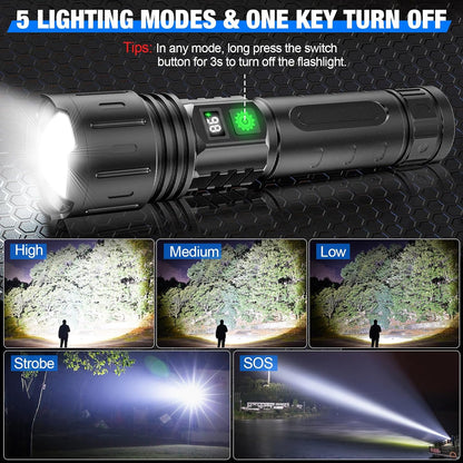 UltraBright Taschenlampe – Leistungsstark und Aufladbar