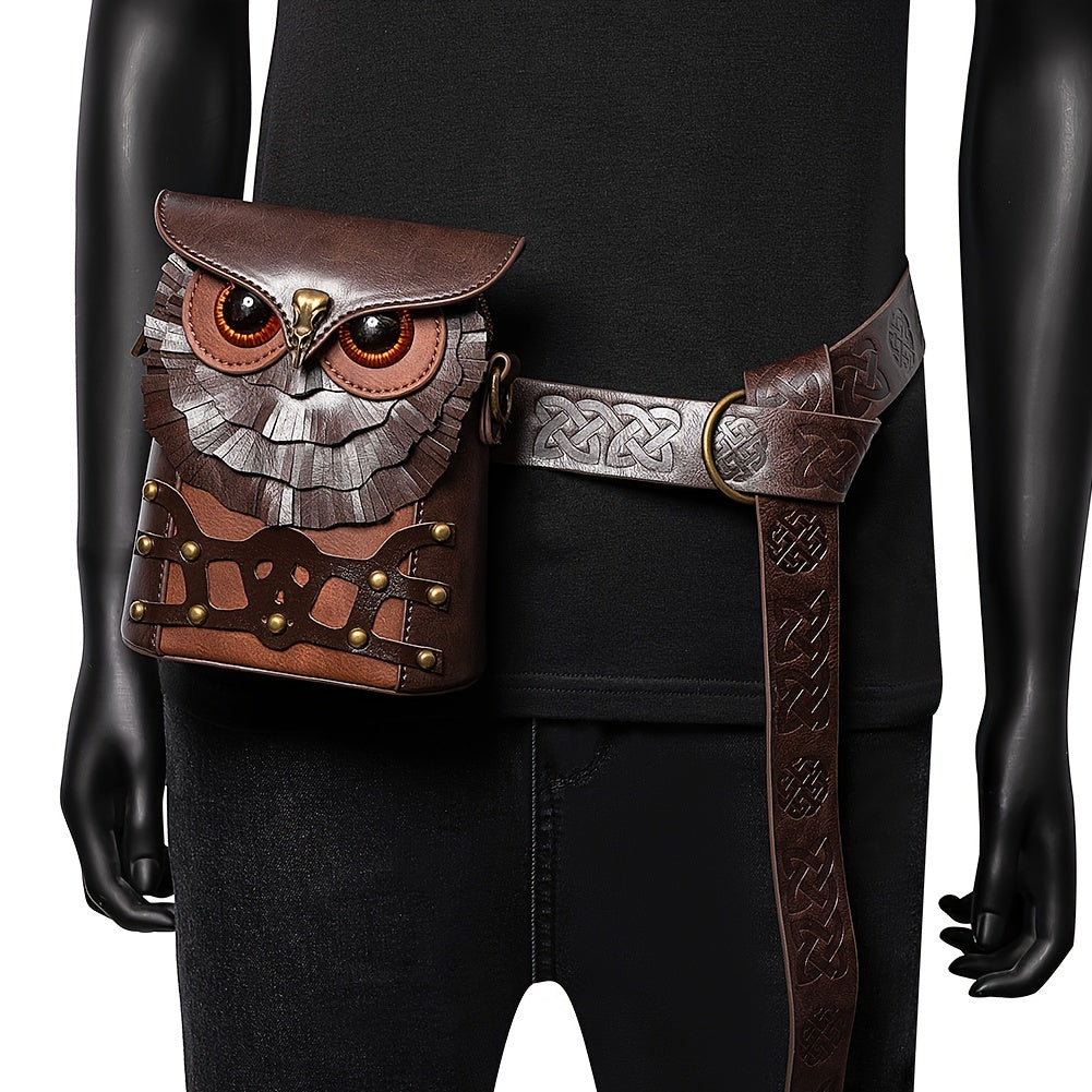 Steampunk Eule Mini Umhängetasche – Stylisch und Funktional
