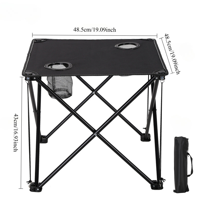 Klappbarer Outdoor Tisch- und Stuhlset – Tragbar für Camping & BBQ