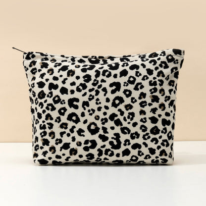 Schicke Leoparden-Make-up-Tasche – Kompakt und Funktional