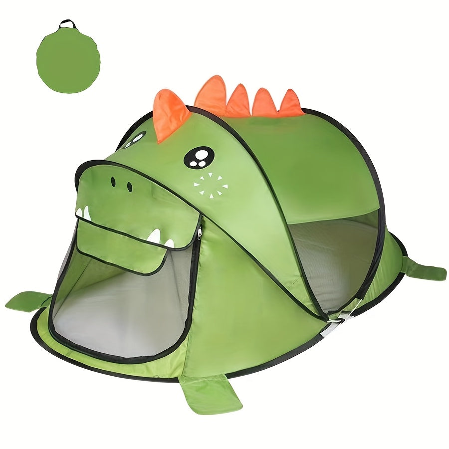 Kinder-Dinosaurier, Hai & Bären Pop-Up Spielzelt-Set mit UPF 50 – Atmungsaktiv & Tragbar für Babys & Kleinkinder