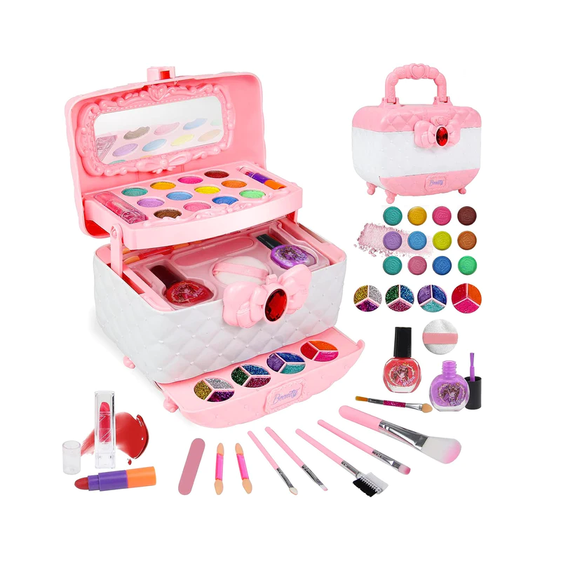 Prinzessinnen Beauty Koffer – Magisches Make-up Spielset für kleine Stil-Ikonen